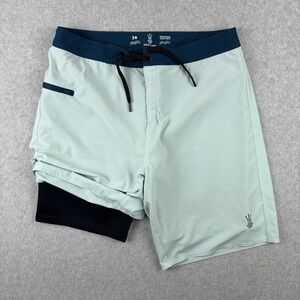 Driftline Shorts Mens 36 Blue Original Drifties Board Swim Trunks Wetsuit Lined